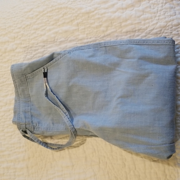 NWT JCrew womens medium tie-waist seaside pant in chambray - Picture 5 of 5